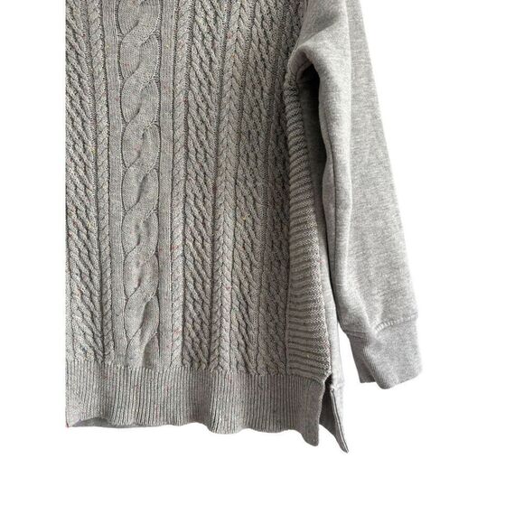 Joseph A. Gray Colorful Speckles Knit Fleece Sweater Cowl Neck Size Petite Large - Picture 4 of 10